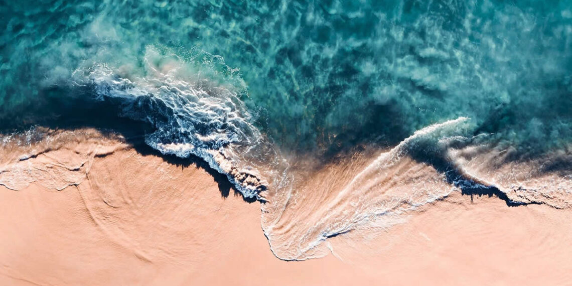 Aerial Ocean Wave Photos by Kevin Krautgartner
