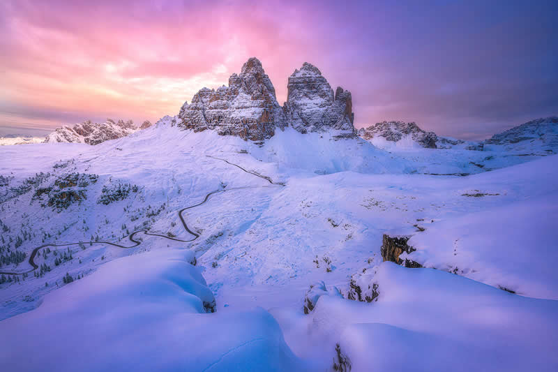 Drei Zinnen by Nicola Manfredi, Italy - 2025 Chromatic Awards Landscape Winners