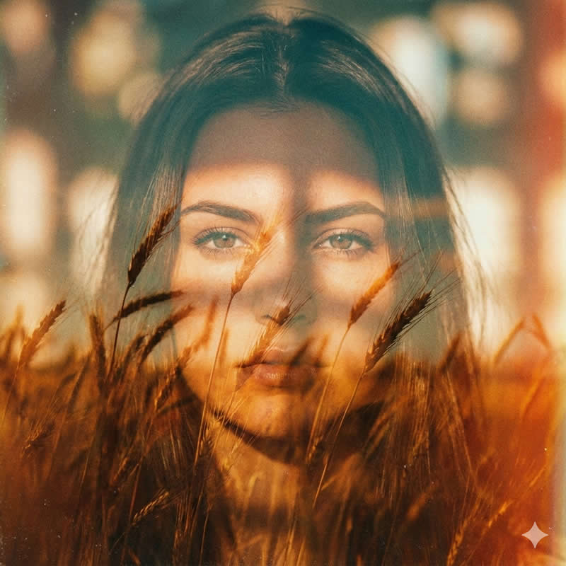 Google Gemini AI Prompts to Create Retro-Style Double Exposure Portraits