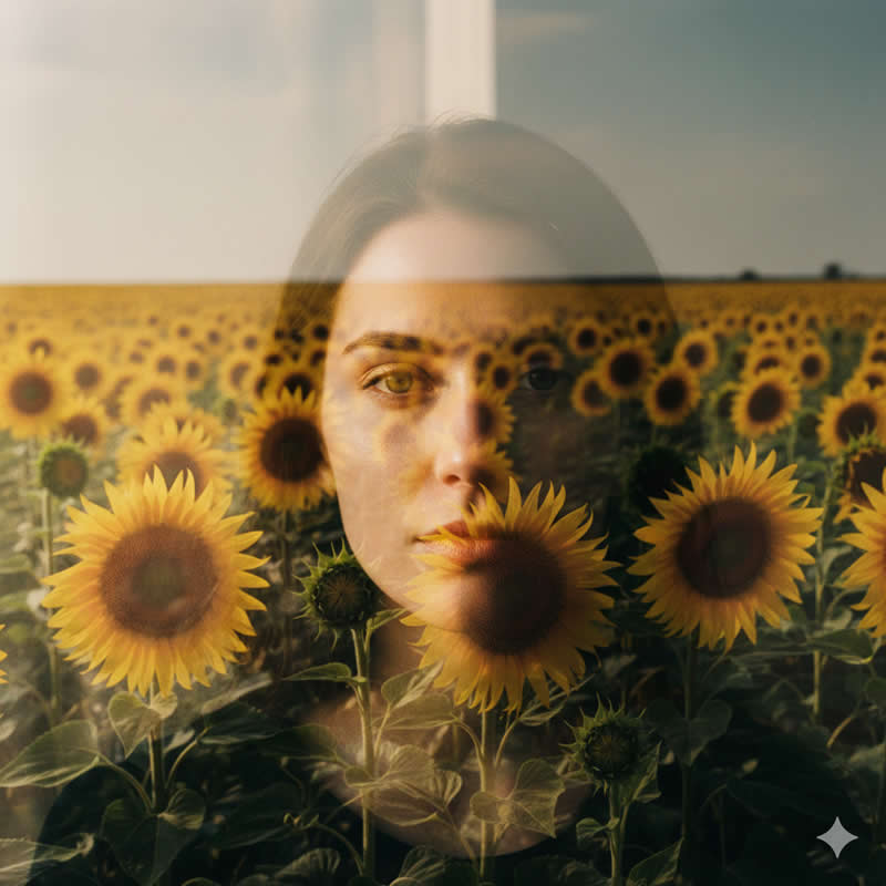 Google Gemini AI Prompts to Create Retro-Style Double Exposure Portraits