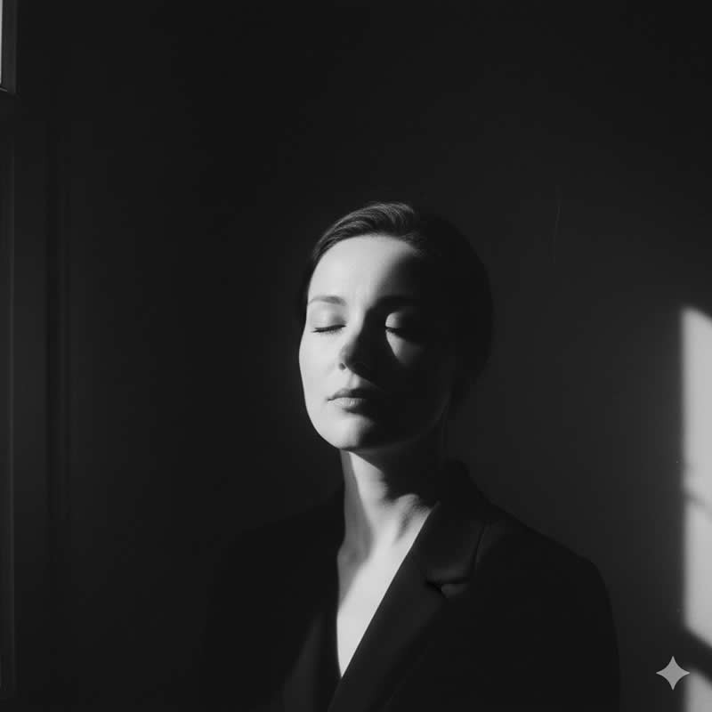 The Sun-Drenched Dreamscape - Google Gemini Nano Banana AI Prompts to Create Dreamy Black and White Portraits