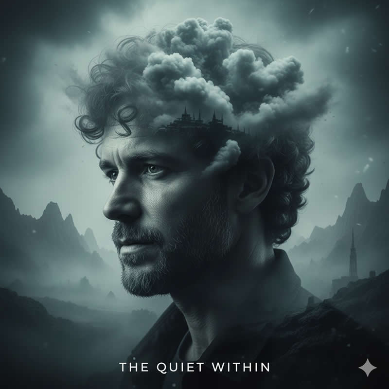 A Surreal Double-Exposure Portrait - Google Gemini AI Prompts to Create Cinematic Portraits