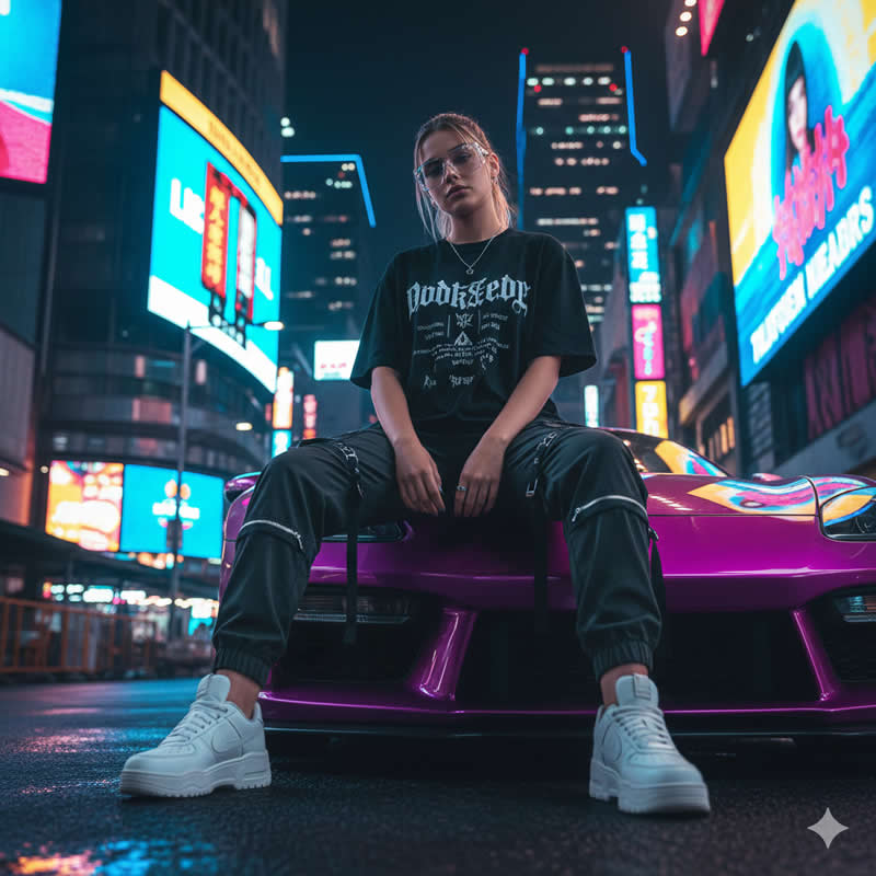 A Confident Young Woman - Google Gemini AI Prompts to Create Cinematic Portraits