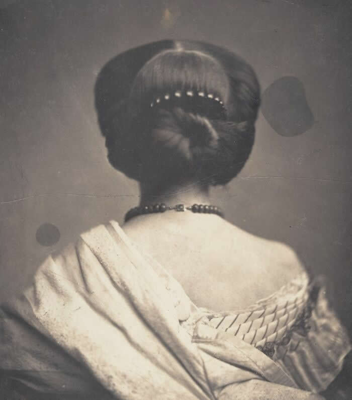 Woman Seen From The Back, Circa 1862 - Rare 19th-Century History Photos