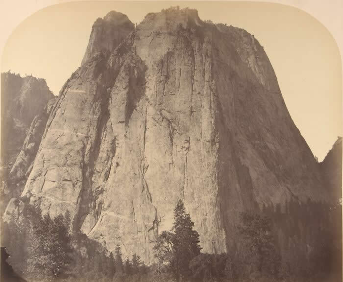 Cathedral Rock, 1861 - Rare 19th-Century History Photos