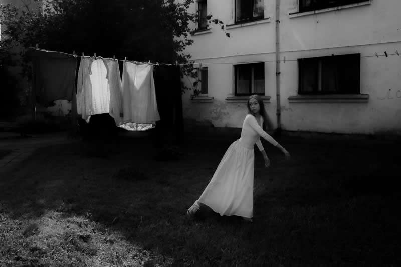 "Dancing in Jelgava" by Dzintra Zvagina - LensCulture Black and White Photography Awards 2025 Winners