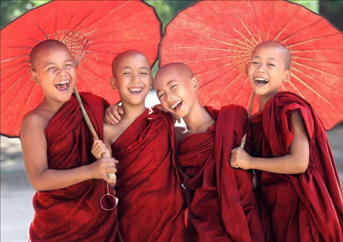 Everyday Life of Little Monks in Myanmar by Chan Kwok Hung