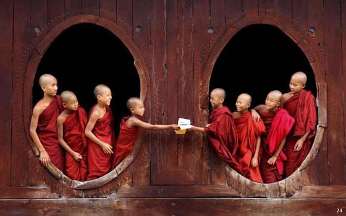 Everyday Life of Little Monks in Myanmar by Chan Kwok Hung