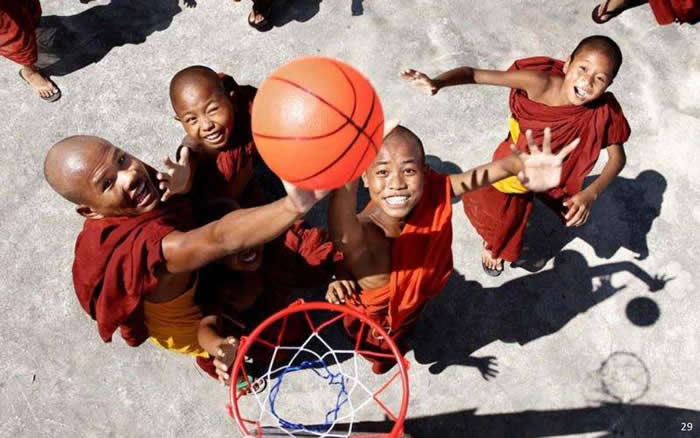 Everyday Life of Little Monks in Myanmar by Chan Kwok Hung