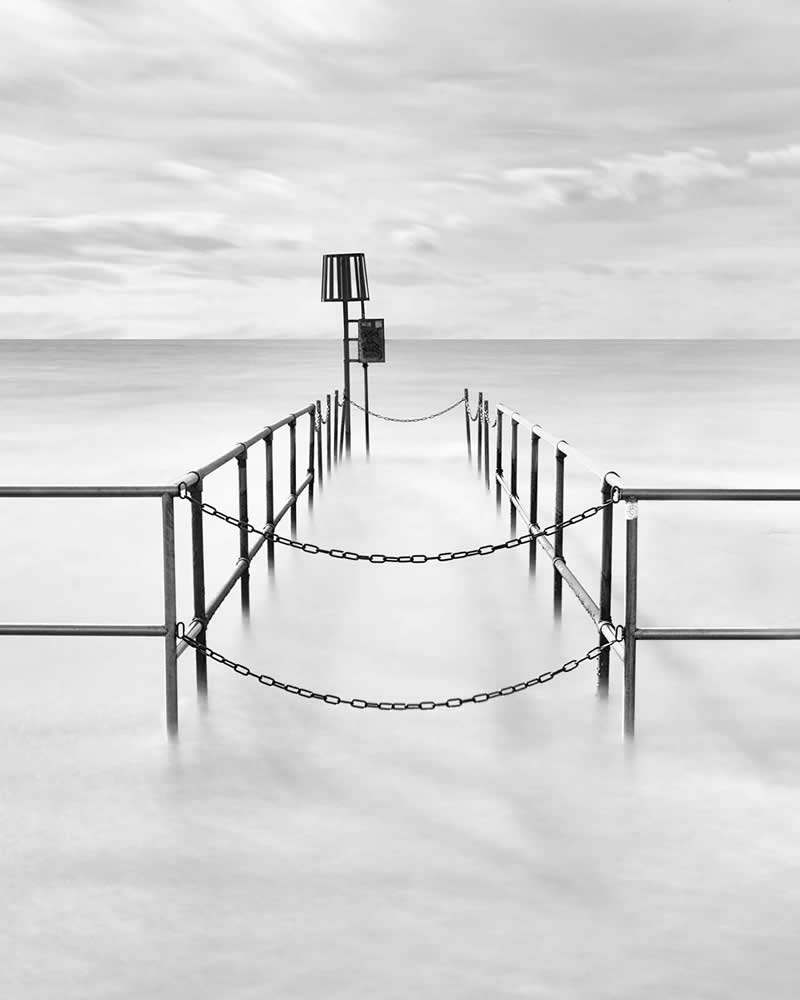 Coastal Contrasts by Mark Stevens - 2025 Minimalist Photography Awards Long Exposure Winners