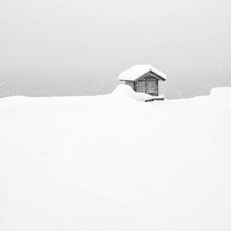 Little house on the lake by Amanda Carter-Savigear - Minimalist Photography Awards 2025 Landscape Winners
