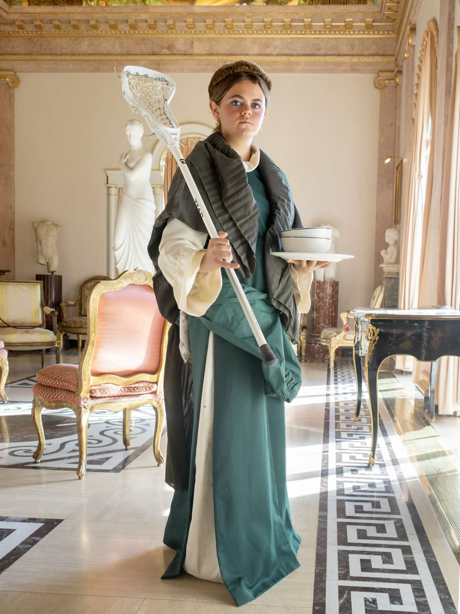 Lacrosse Royalty by Ashley Slingluff - National Portrait Gallery 2025 Teen Portrait Competition Winners