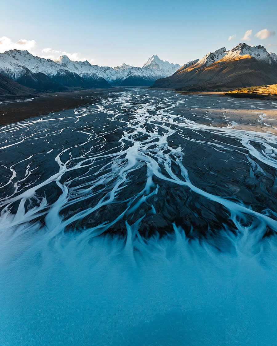 New Zealand Braided Rivers - Nature Landscape Photography by Jared Kreiss