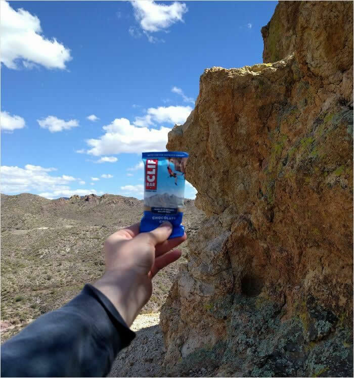 Found The Cliff This Clif Bar Came From - Perfectly Matched Satisfying Photos