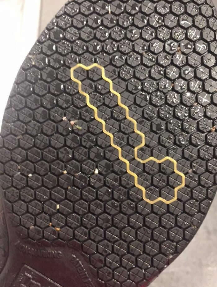 The Way This Rubber Band Wedged Itself In The Grooves Of My Shoe - Perfectly Timed Moments Where Random Things Fit Together