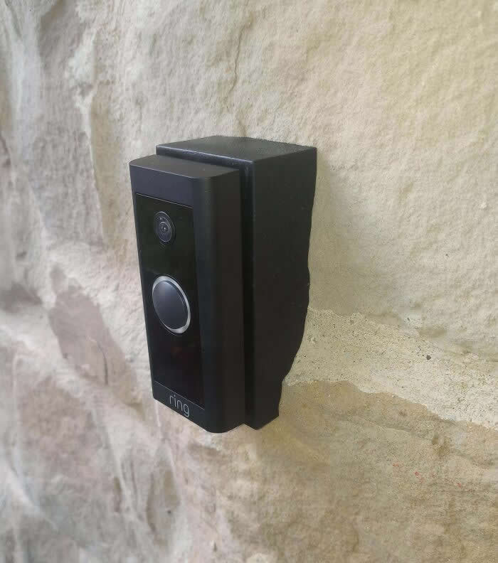 Designed A Mount For My Doorbell Camera That Perfectly Fits The Stone Veneer - Perfectly Timed Moments Where Random Things Fit Together