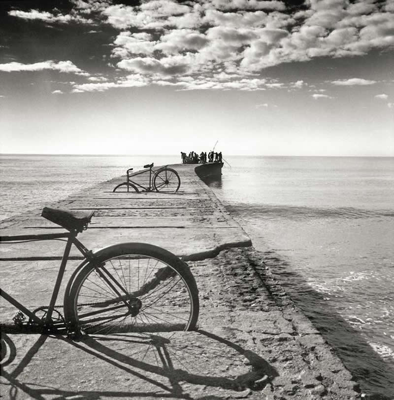 Bike, ca. 1950  - Soulful Black and White Photos