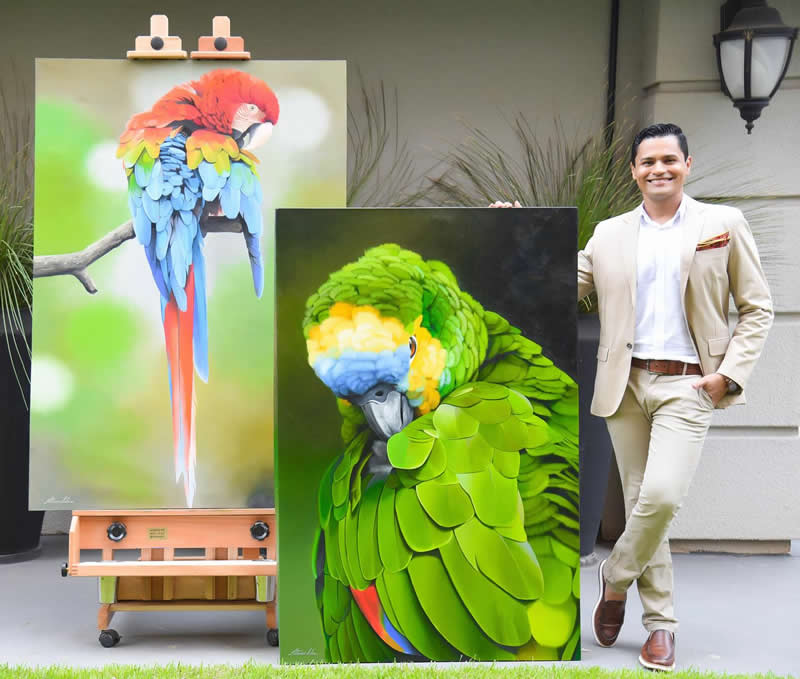 Realistic Bird Paintings by Petterson Silva