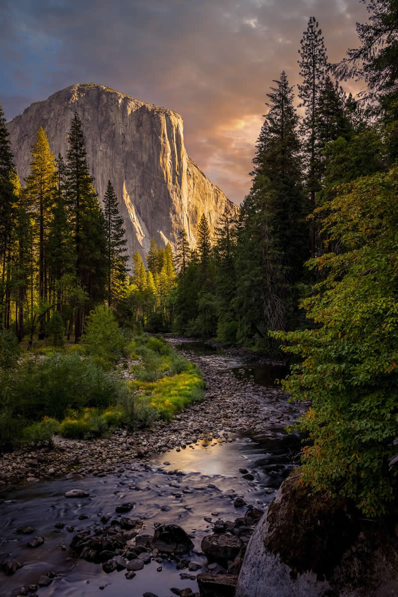 El Capitan and Yosemite Valley at Sunrise by Lisa Campbell - Nature Winners of the 2025 Refocus Awards