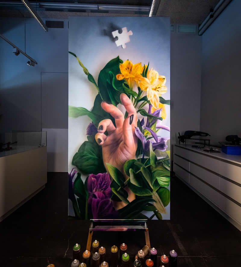 Take Ownership For Action, Spraypaint on canvas, Grüsch - Hamburg - Street Artworks by Fabian Bane Florin