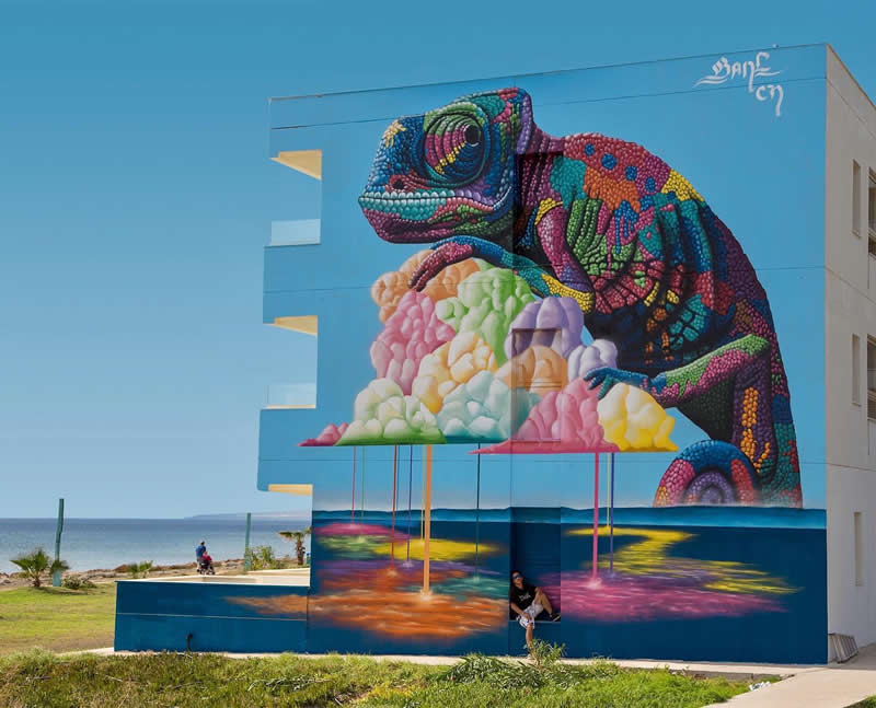 Ayia Napa Street Art Festival, Cyprus - Street Artworks by Fabian Bane Florin