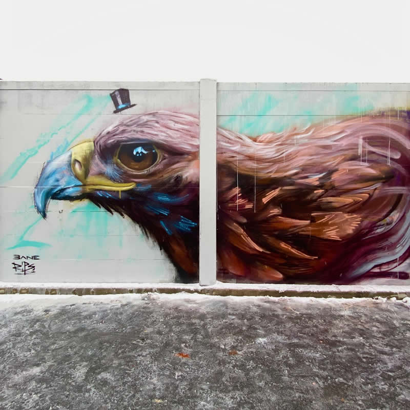 Chur Switzerland - Street Artworks by Fabian Bane Florin