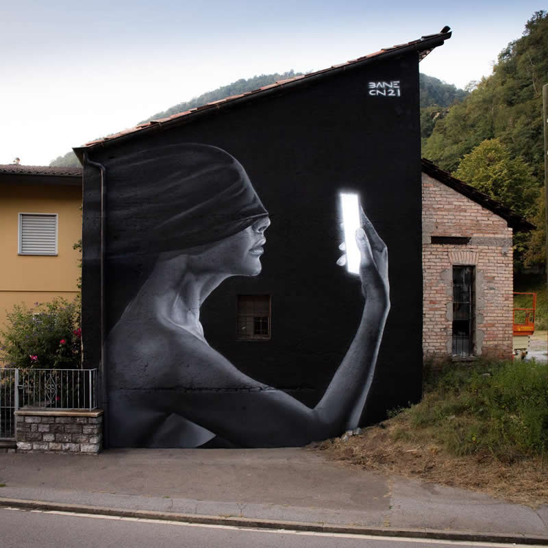 Perception, Triennale di Maroggia - Street Artworks by Fabian Bane Florin