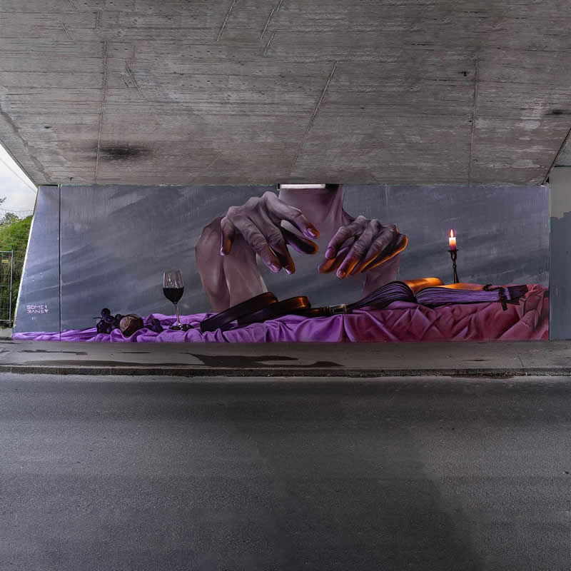 Oblivion, Chur Switzerland - Street Artworks by Fabian Bane Florin