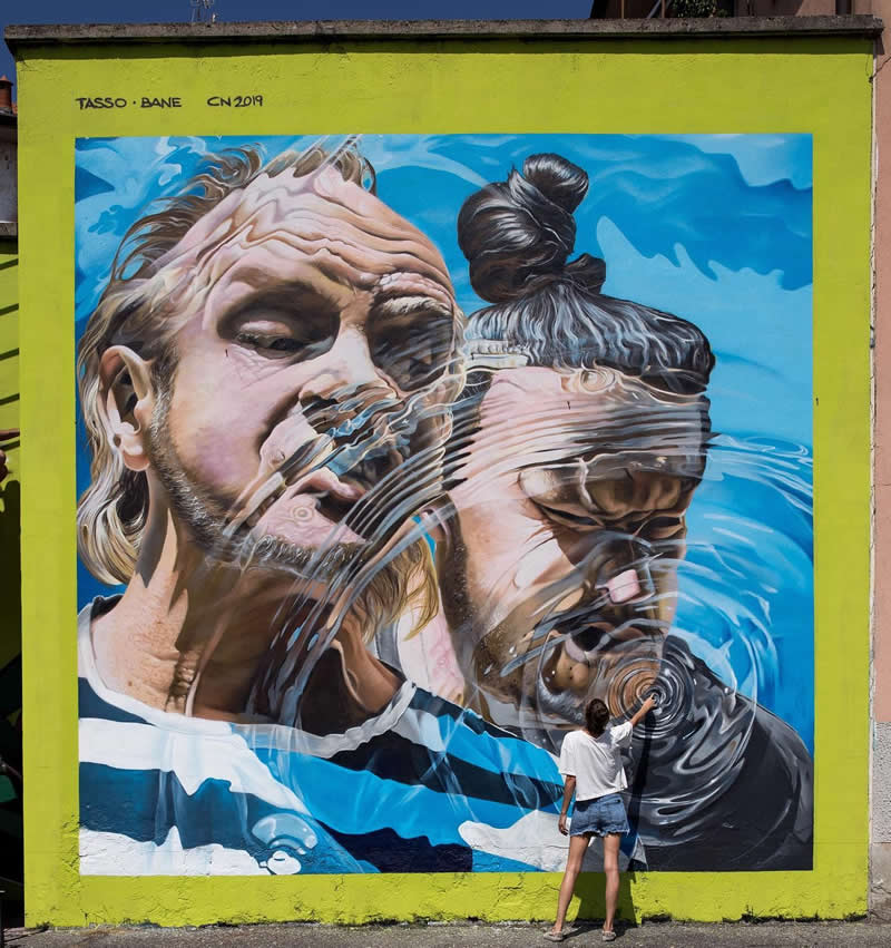 Nerviano Italy - Street Artworks by Fabian Bane Florin