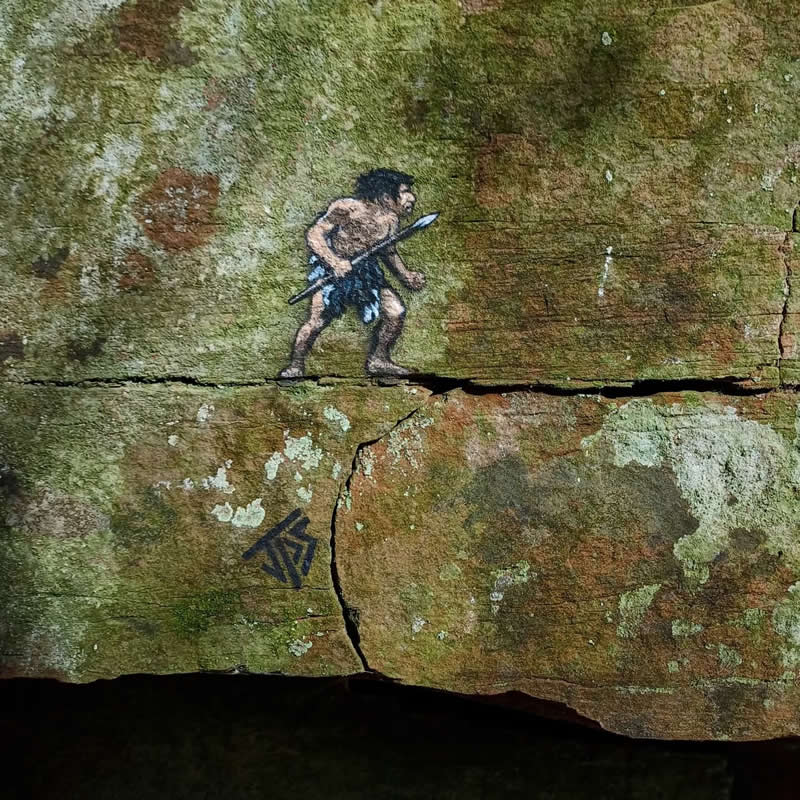 Minimalist Street Artworks by JPS That Bring Humor to City Walls