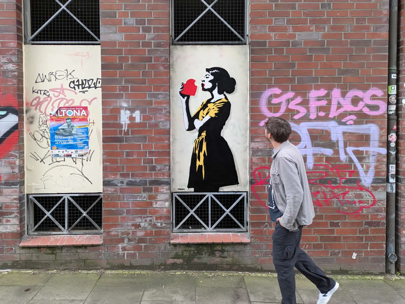 Street(he)art - Hamburg - Street Artworks by Tabby