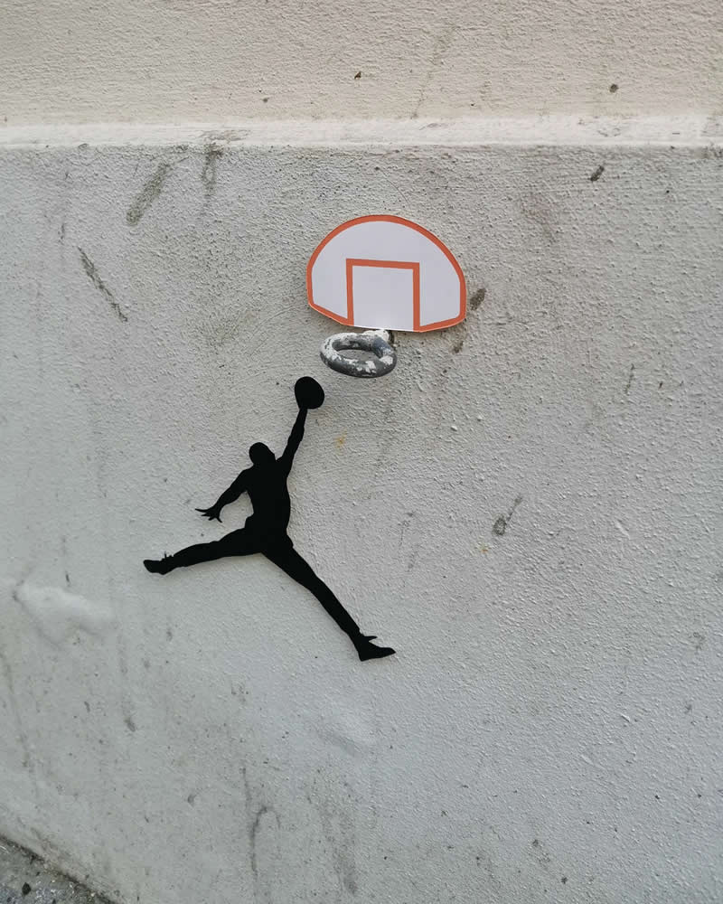 Air Jordan - Street Artworks by Tabby