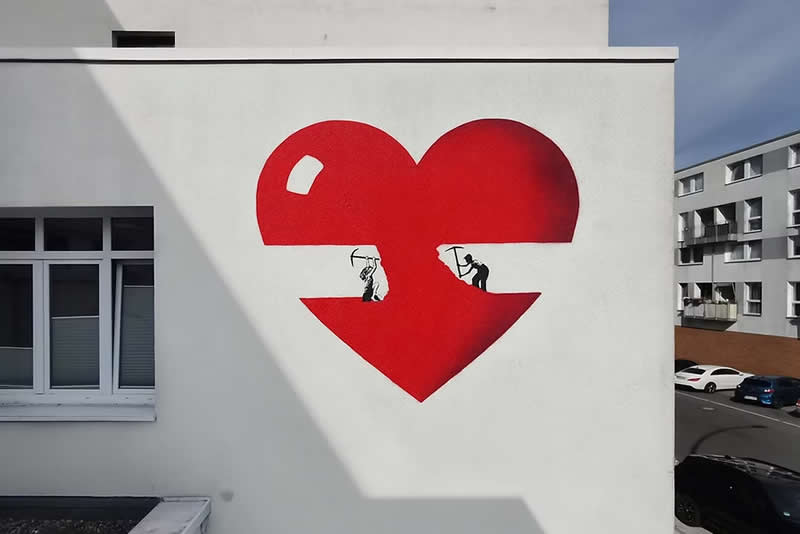 Searching For Love - Street Artworks by Tabby