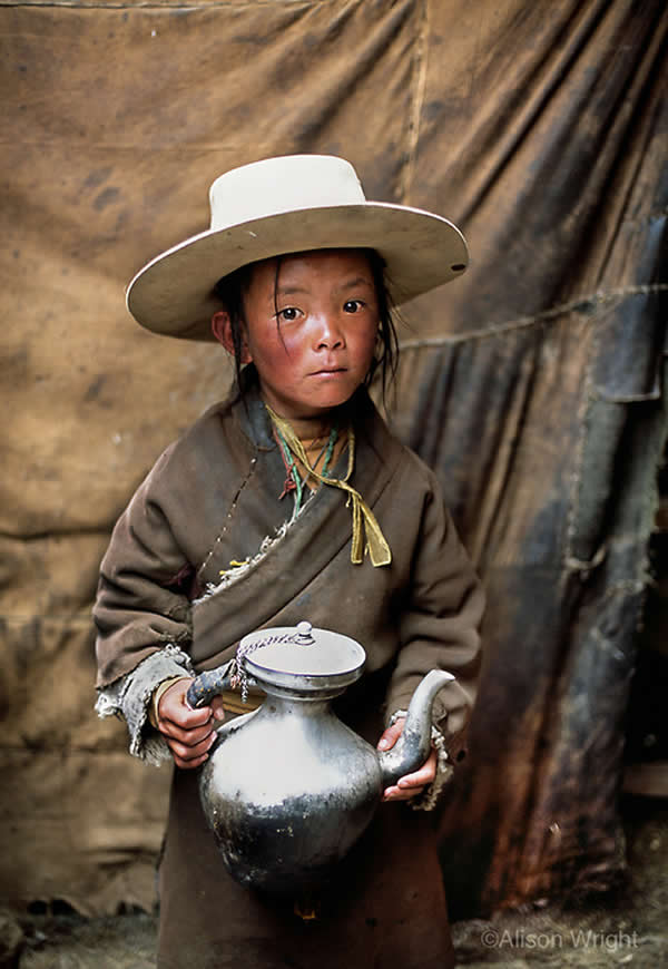 Powerful Portraits of Tibetan Nomads by Alison Wright