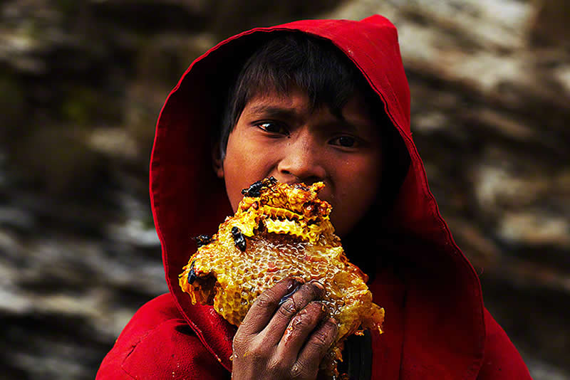 Traditional Honey Hunters in Central Nepal by Andrew Newey