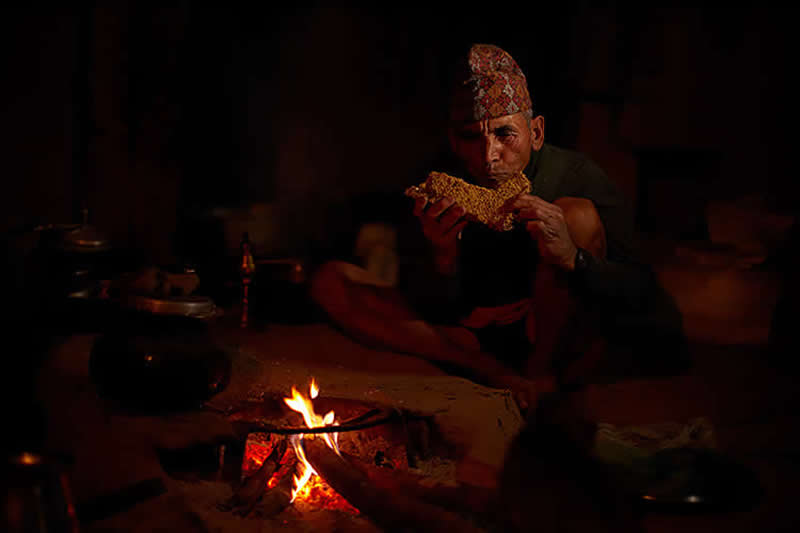 Traditional Honey Hunters in Central Nepal by Andrew Newey
