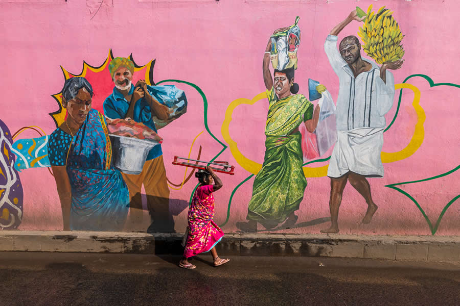Wall Murals of Chennai by Rajesh Muthuswamy