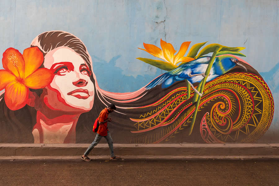 Wall Murals of Chennai by Rajesh Muthuswamy