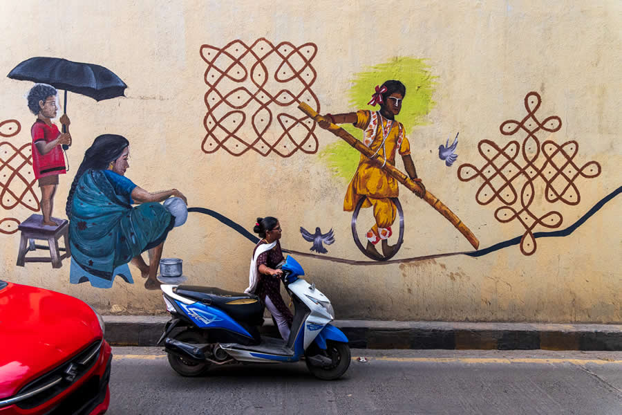 Wall Murals of Chennai by Rajesh Muthuswamy