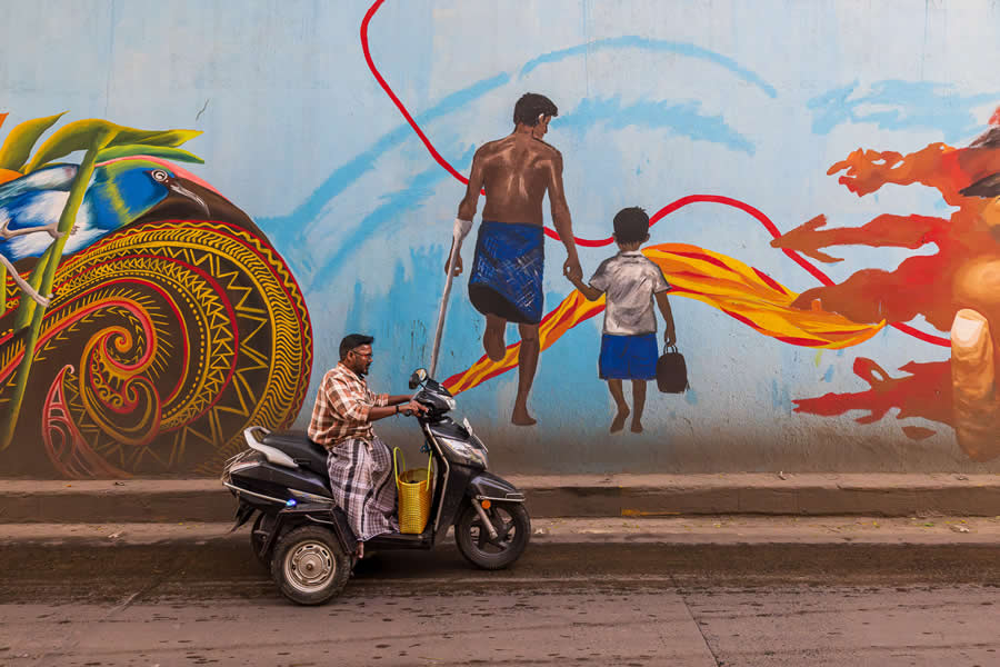 Wall Murals of Chennai by Rajesh Muthuswamy