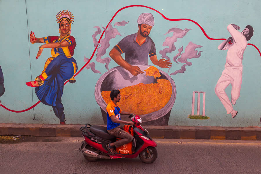 Wall Murals of Chennai by Rajesh Muthuswamy