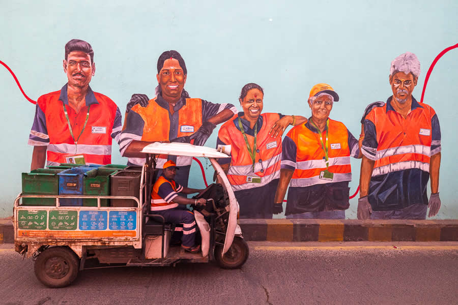 Wall Murals of Chennai by Rajesh Muthuswamy