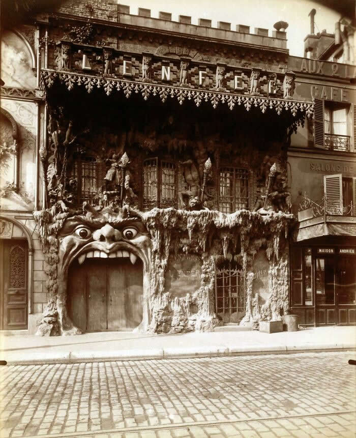The Cabaret De Lenfer In Montmartre Paris 1892 - Weirdly Fantastic Buildings Around the World