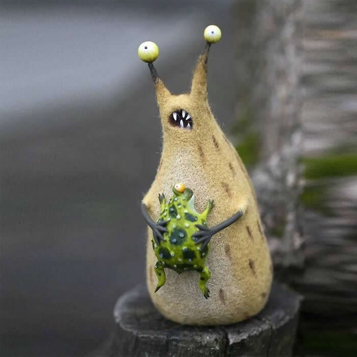 Whimsical Felt Toys by Emina Poison