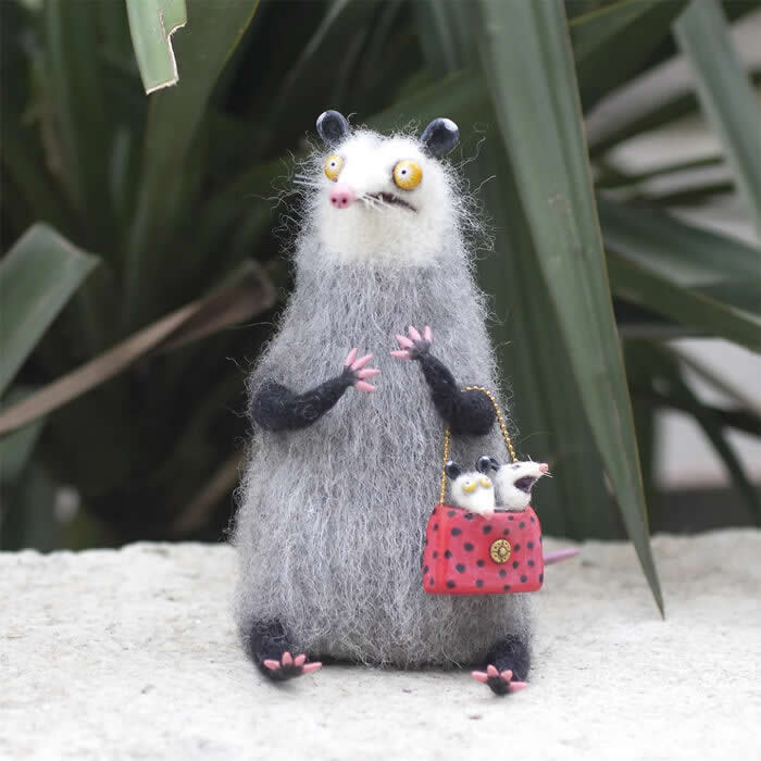 Whimsical Felt Toys by Emina Poison