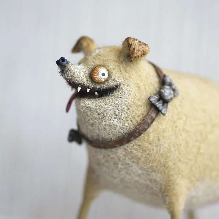 Whimsical Felt Toys by Emina Poison