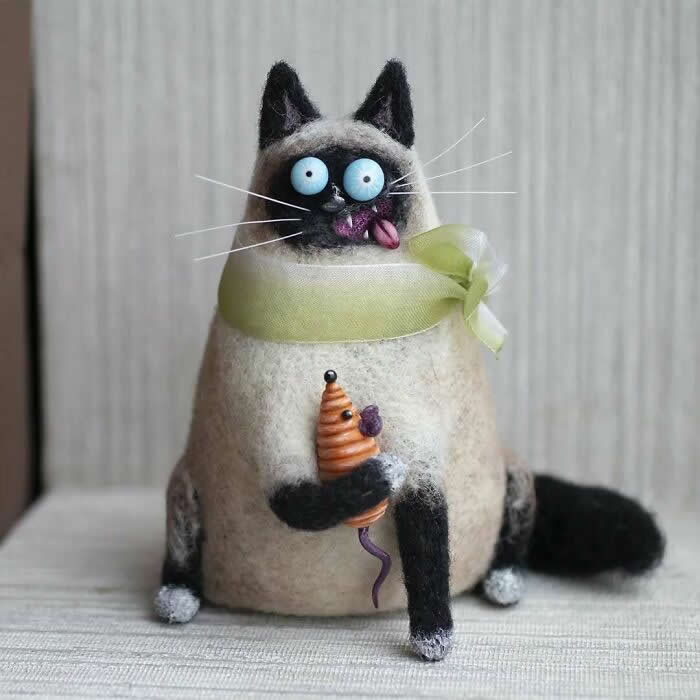 Whimsical Felt Toys by Emina Poison