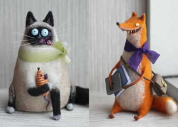 Whimsical Felt Toys by Emina Poison