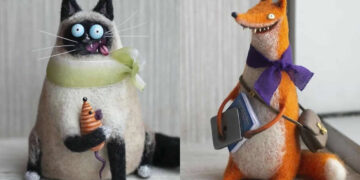 Whimsical Felt Toys by Emina Poison