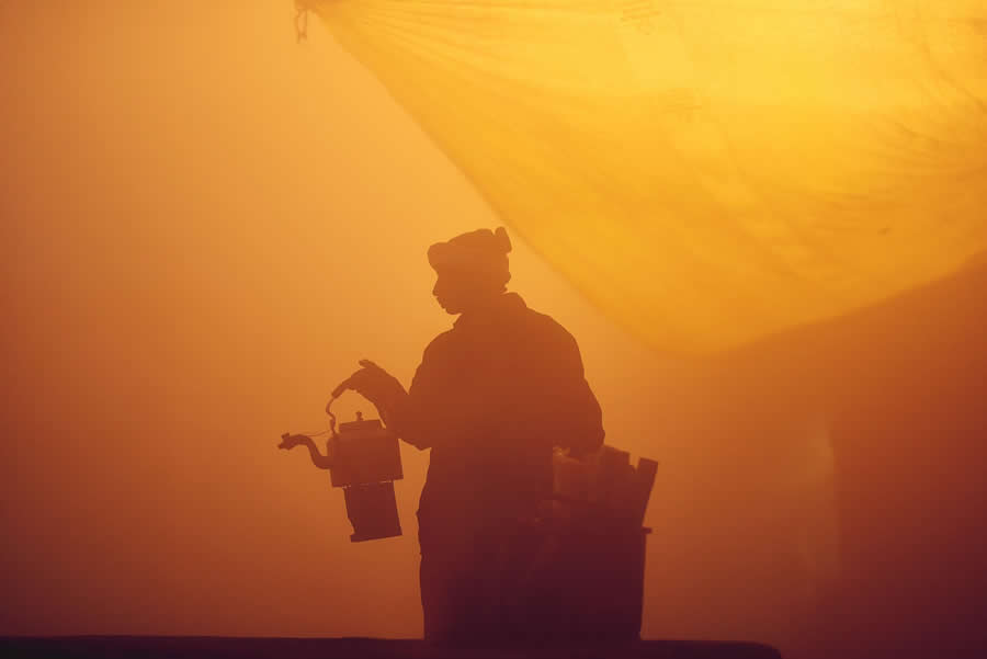 Varanasi Wiinter Mornings by Sammya Brata